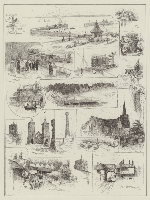 Ramsgate és Thanet szigete mint téli üdülőhely alkotó: Henry Charles Seppings Wright