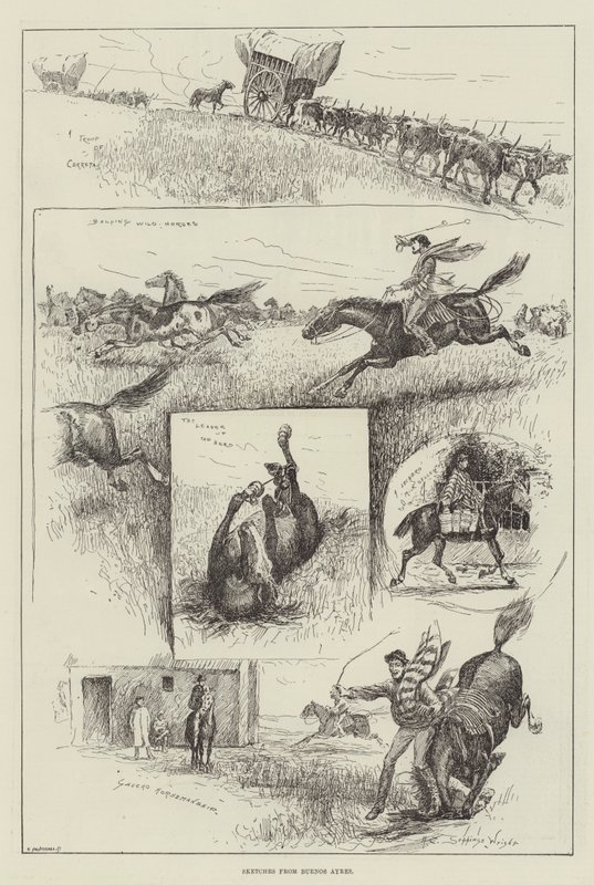 Vázlatok Buenos Airesből alkotó: Henry Charles Seppings Wright