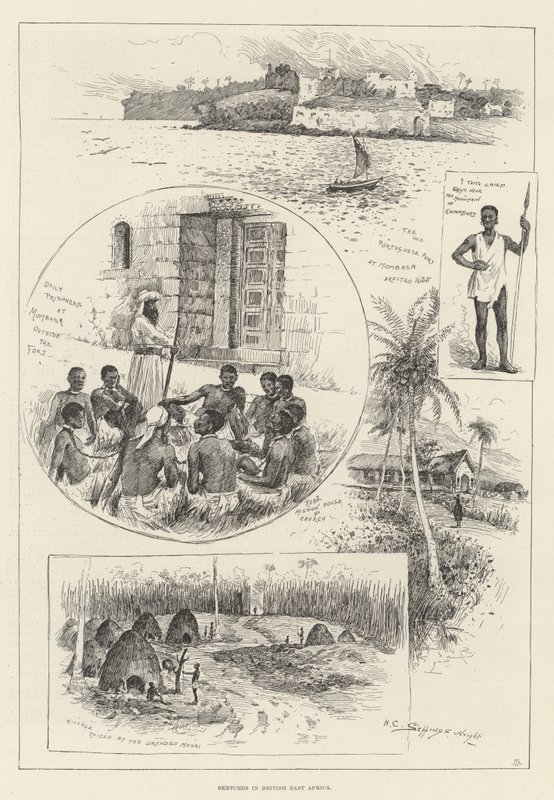 Vázlatok Brit Kelet-Afrikában alkotó: Henry Charles Seppings Wright