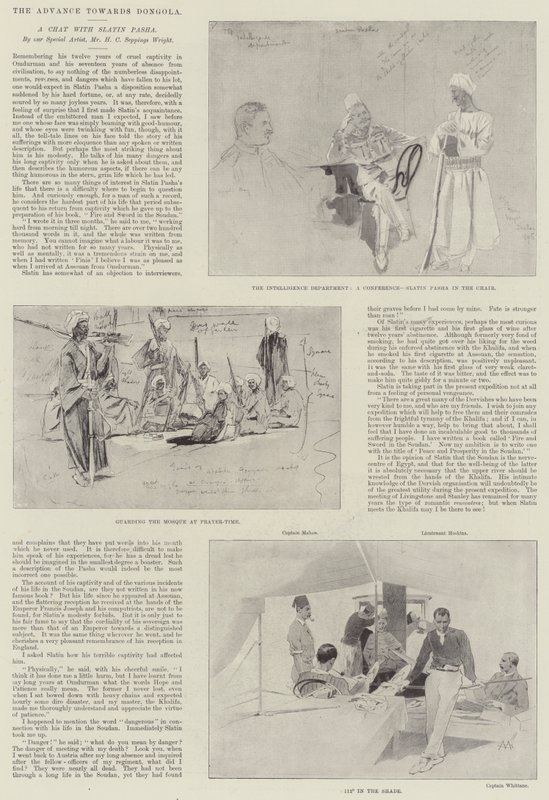 Előrenyomulás Dongola felé alkotó: Henry Charles Seppings Wright
