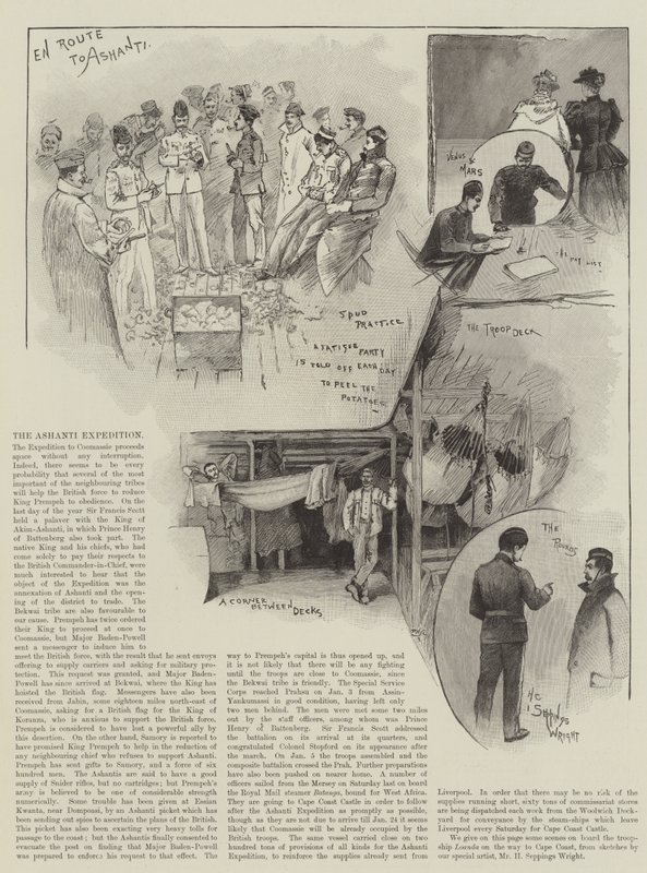 Az Ashanti Expedíció alkotó: Henry Charles Seppings Wright