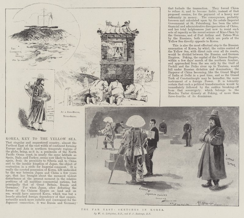 Távol-Kelet, Vázlatok Koreában alkotó: Henry Charles Seppings Wright
