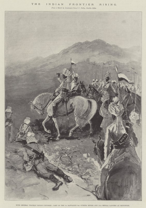 Az indiai határ felemelkedése alkotó: Henry Charles Seppings Wright