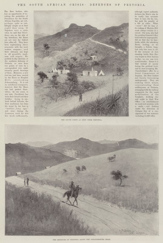 A dél-afrikai válság, Pretoria védelme alkotó: Henry Charles Seppings Wright
