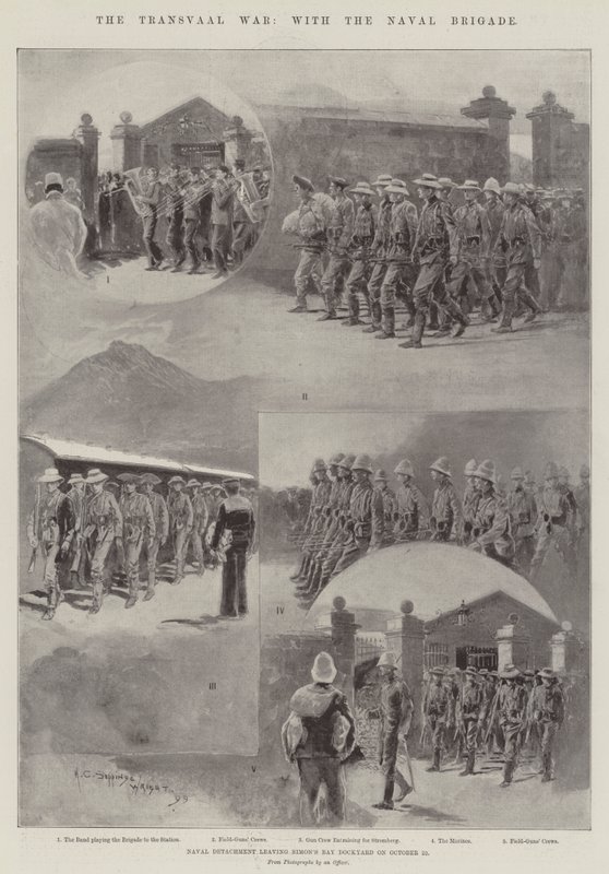 A transzvaali háború, a haditengerészeti brigáddal alkotó: Henry Charles Seppings Wright