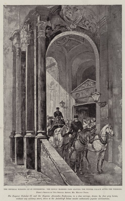 Miklós orosz cár esküvője alkotó: Henry Charles Seppings Wright