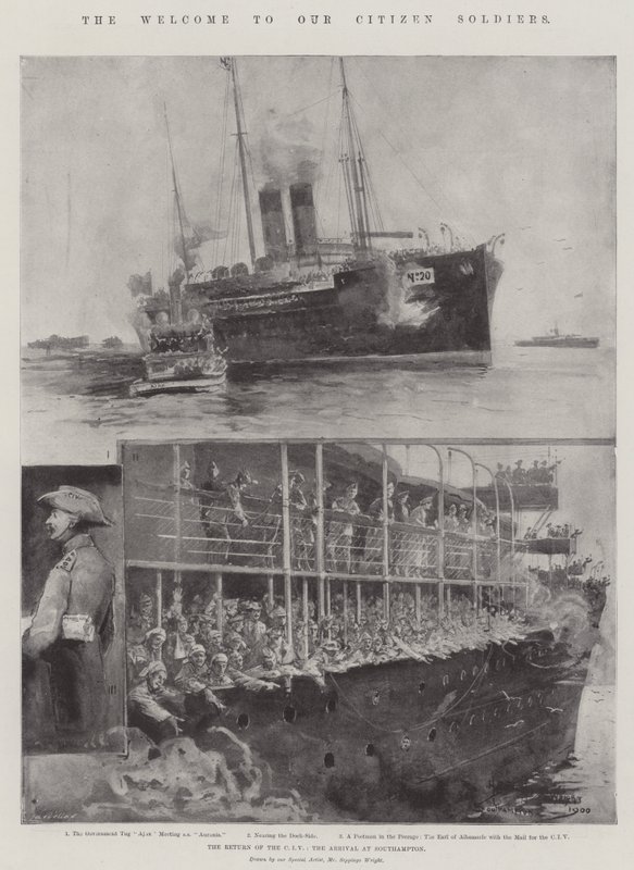 Üdvözöljük polgáraink katonái között alkotó: Henry Charles Seppings Wright