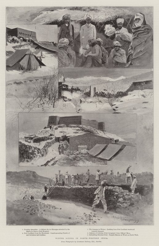 Téli jelenetek Északnyugat-Indiában alkotó: Henry Charles Seppings Wright