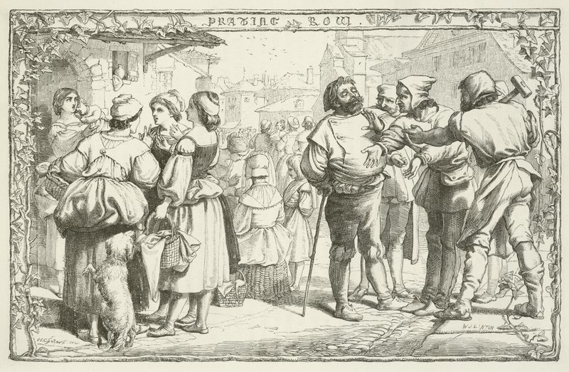 Illusztráció: John Bunyan A zarándok haladásához alkotó: Henry Courtney Selous