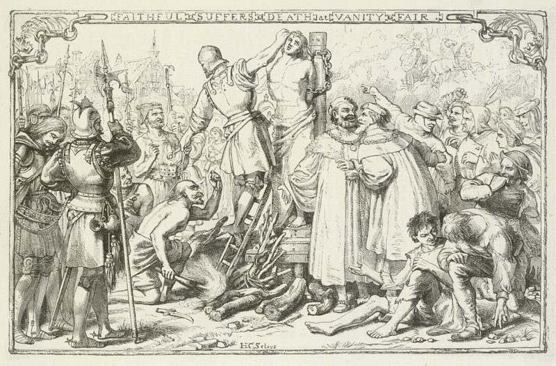Illusztráció: John Bunyan A zarándok haladásához alkotó: Henry Courtney Selous