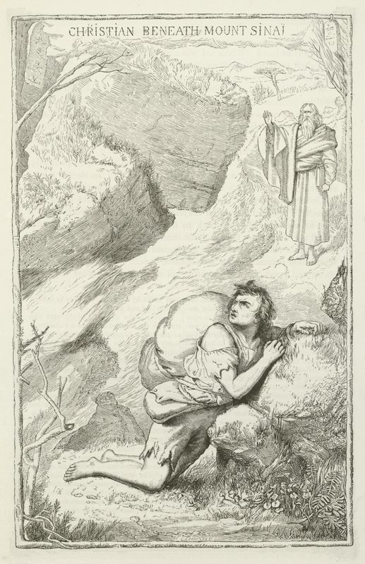 Illusztráció: John Bunyan A zarándok haladásához alkotó: Henry Courtney Selous