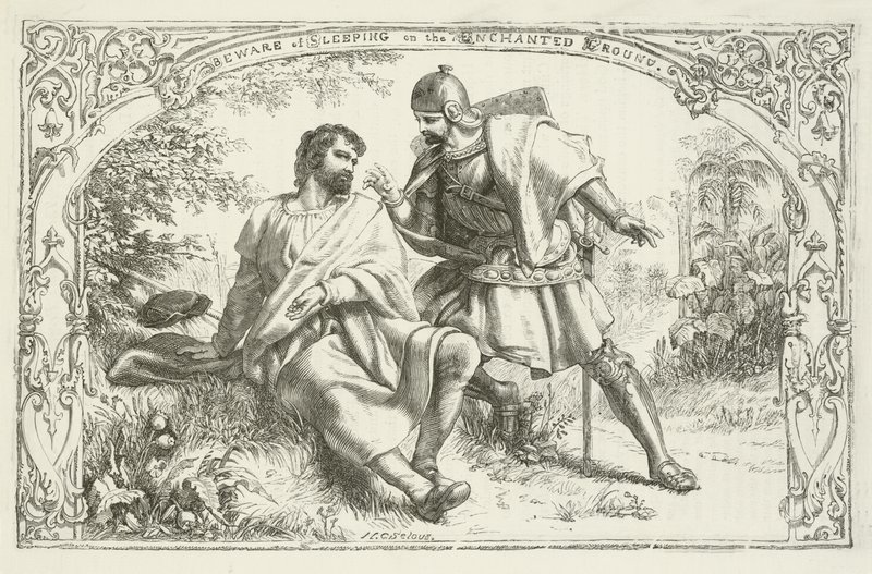 Illusztráció A zarándok haladásához, John Bunyan alkotó: Henry Courtney Selous