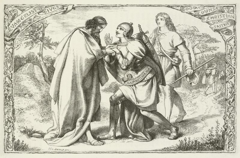 Illusztráció: John Bunyan A zarándok haladásához alkotó: Henry Courtney Selous