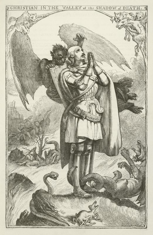 Illusztráció: John Bunyan A zarándok haladásához alkotó: Henry Courtney Selous