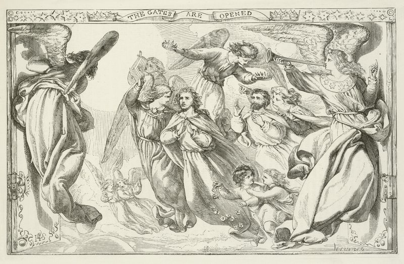 Illusztráció: John Bunyan A zarándok haladásához alkotó: Henry Courtney Selous