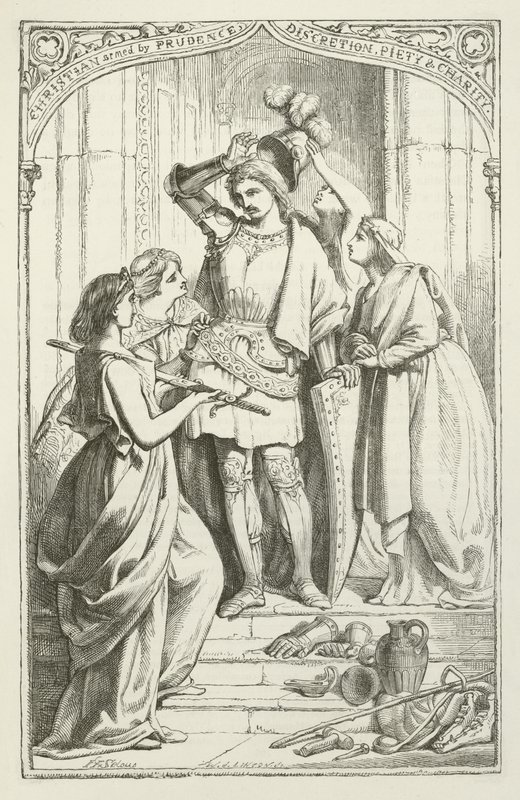 Illusztráció: John Bunyan A zarándok haladásához alkotó: Henry Courtney Selous