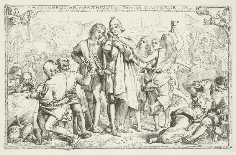 Illusztráció: John Bunyan A zarándok haladásához alkotó: Henry Courtney Selous