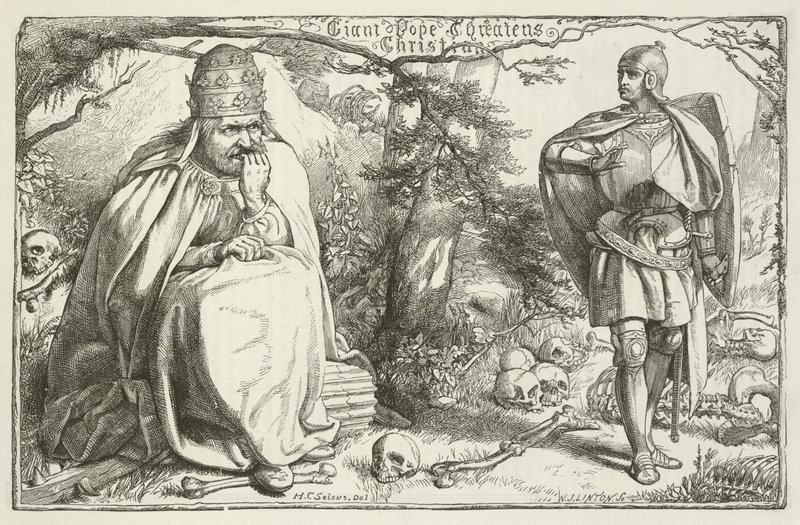 Illusztráció: John Bunyan A zarándok haladásához alkotó: Henry Courtney Selous