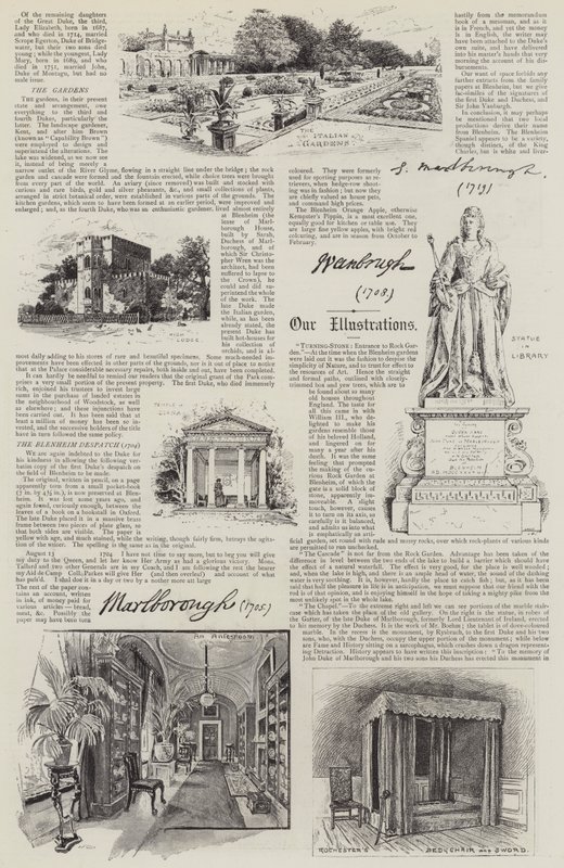 Blenheim Palace illusztrált alkotó: Henry Edward Tidmarsh