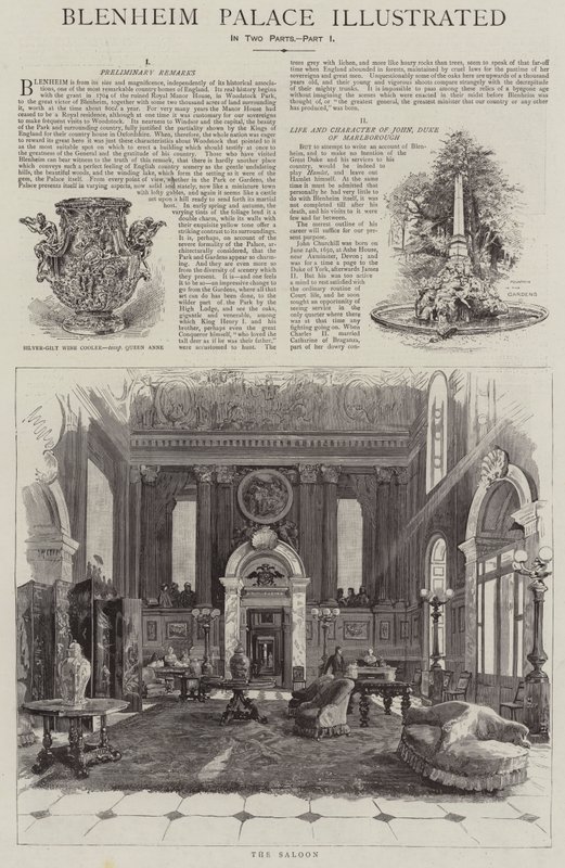 Blenheim Palace illusztrált alkotó: Henry Edward Tidmarsh