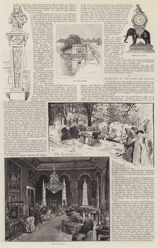 Illusztrált Blenheim-palota alkotó: Henry Edward Tidmarsh