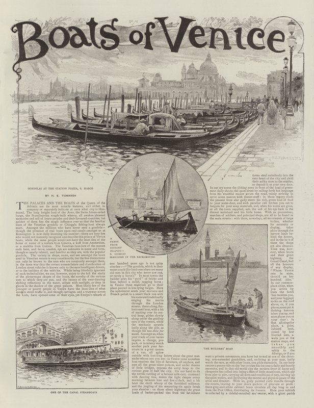 Velence hajói alkotó: Henry Edward Tidmarsh