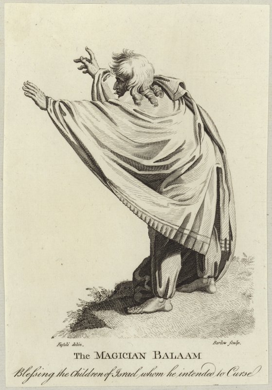 A mágus Bálám alkotó: Johann Heinrich Füssli