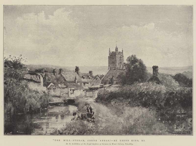The Mill-Stream, Cerne Abbas alkotó: Henry John Yeend King