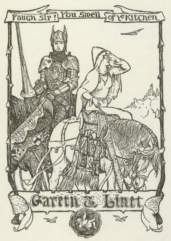 Gareth és Linet alkotó: Henry Justice Ford
