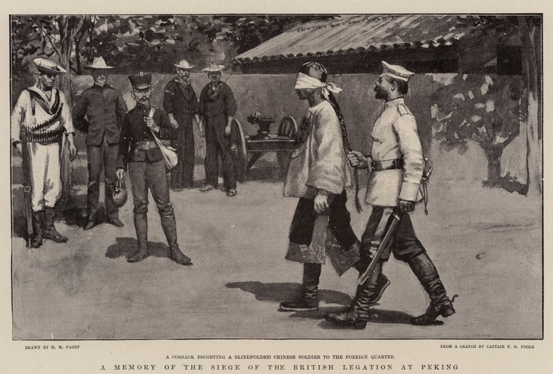 A brit pekingi követség ostromának emléke alkotó: Henry Marriott Paget