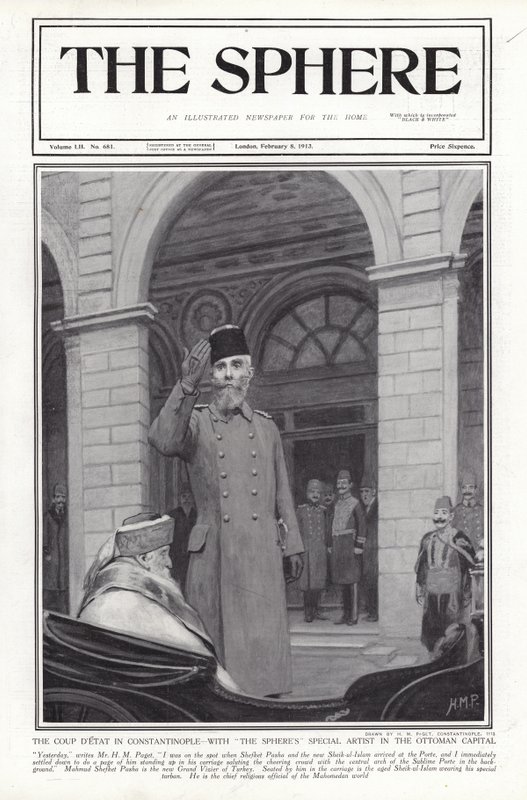Puccs Konstantinápolyban, Törökországban, 1913 alkotó: Henry Marriott Paget