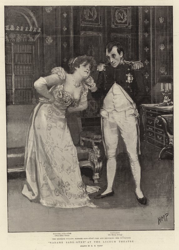 Madame Sans-Gene a Lyceum Színházban alkotó: Henry Marriott Paget