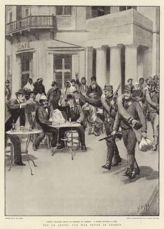 Irány Kréta, a háborús láz Görögországban alkotó: Henry Marriott Paget