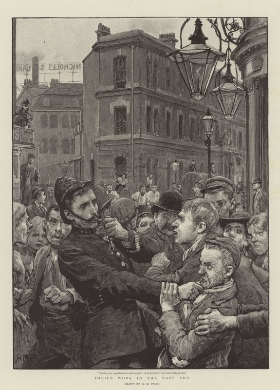 Rendőrségi munka az East Endben alkotó: Henry Marriott Paget