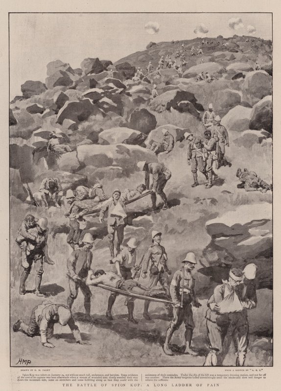 A Spion Kop-i csata, a fájdalom hosszú létrája alkotó: Henry Marriott Paget