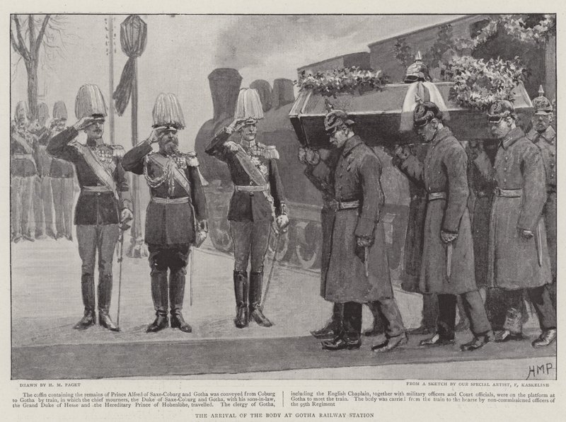 Szász-Coburg és Gotha néhai Alfréd hercege alkotó: Henry Marriott Paget