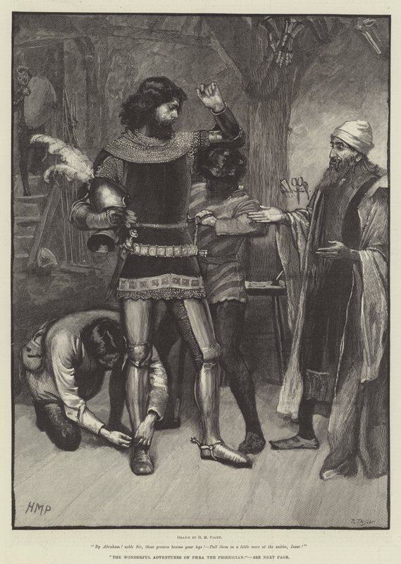 A föníciai Phra csodálatos kalandjai alkotó: Henry Marriott Paget