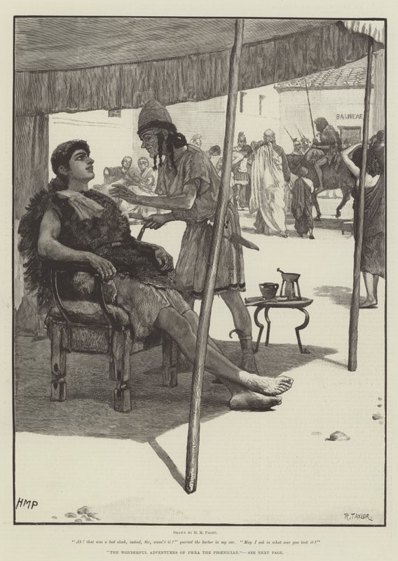 A föníciai Phra csodálatos kalandjai alkotó: Henry Marriott Paget