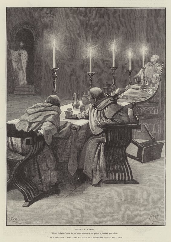 A föníciai Phra csodálatos kalandjai alkotó: Henry Marriott Paget