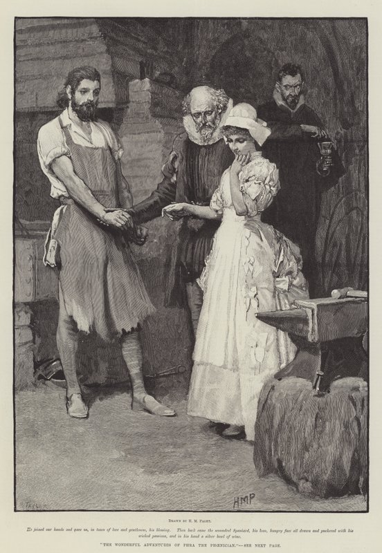 A föníciai Phra csodálatos kalandjai alkotó: Henry Marriott Paget