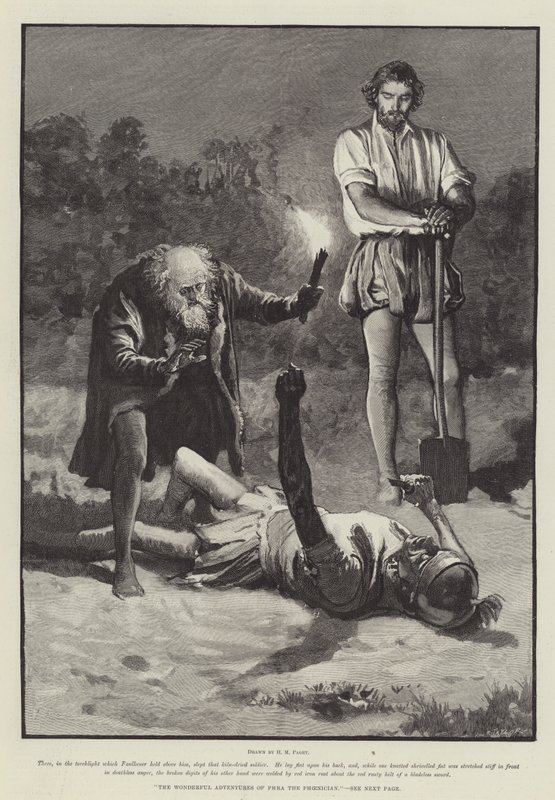 A föníciai Phra csodálatos kalandjai alkotó: Henry Marriott Paget