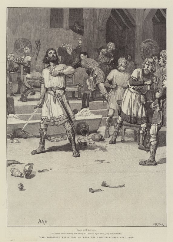 A föníciai Phra csodálatos kalandjai alkotó: Henry Marriott Paget