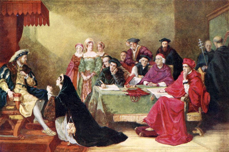 Katalin királynő tárgyalása alkotó: Henry O