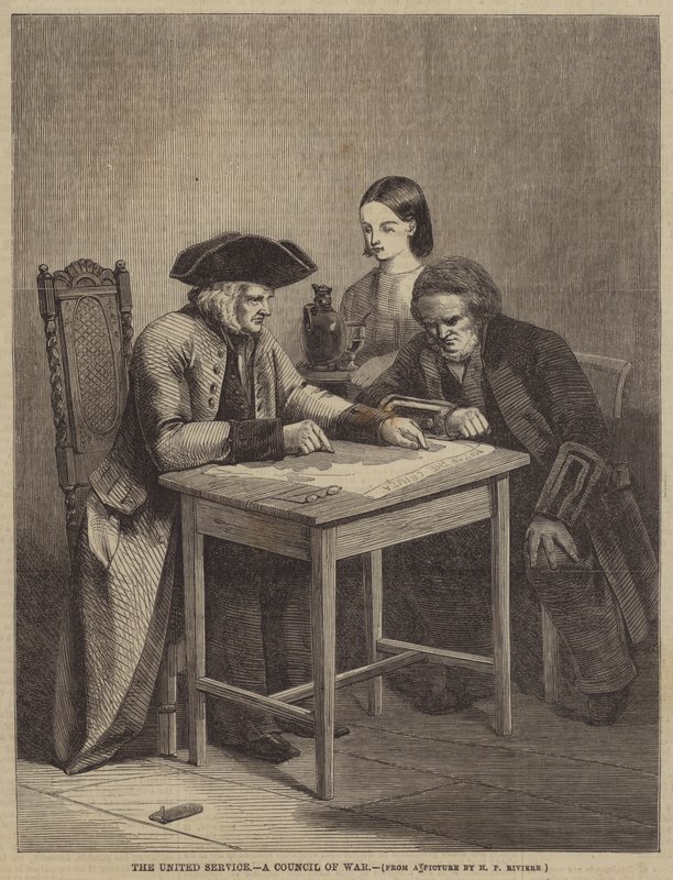 Az Egyesült Szolgálat, a haditanács alkotó: Henry Parsons Riviere