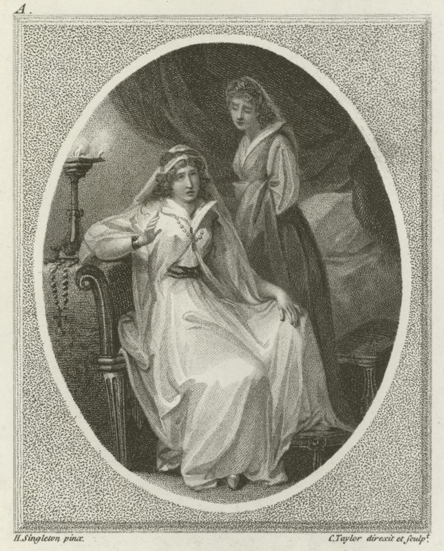 Jelenet az Othelloból, William Shakespeare alkotó: Henry Singleton