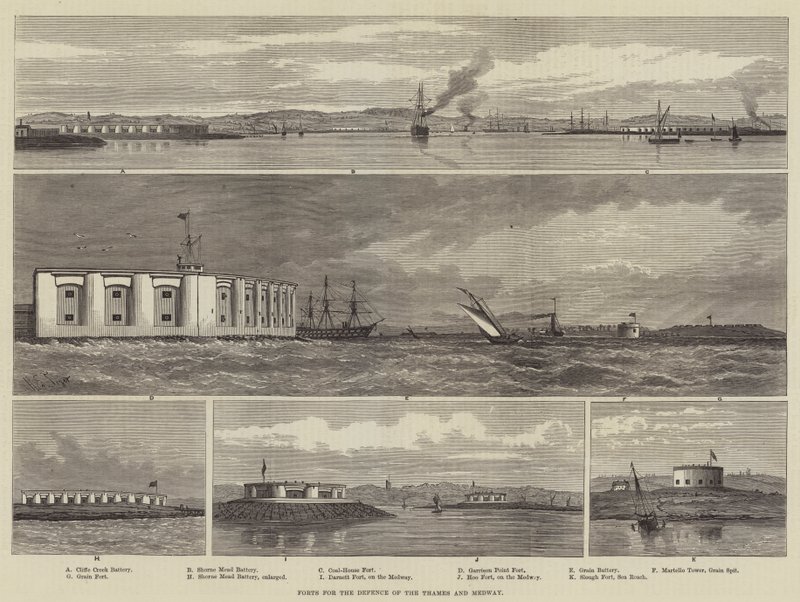 Erődök a Temze és a Medway védelmére alkotó: Henry Spernon Tozer