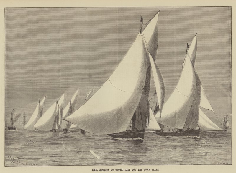Royal Yacht Squadron Regatta Cowes-ban, Verseny a városi tábláért alkotó: Henry Spernon Tozer