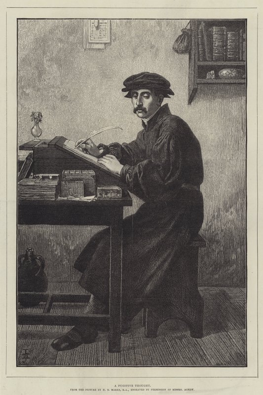 Menekülő gondolat alkotó: Henry Stacey Marks