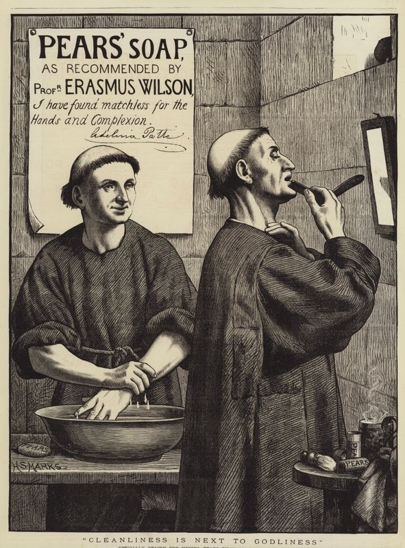 Reklám, Körte szappan alkotó: Henry Stacey Marks