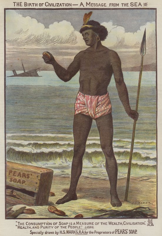 Reklám, Körte szappan (chromolitho) alkotó: Henry Stacey Marks